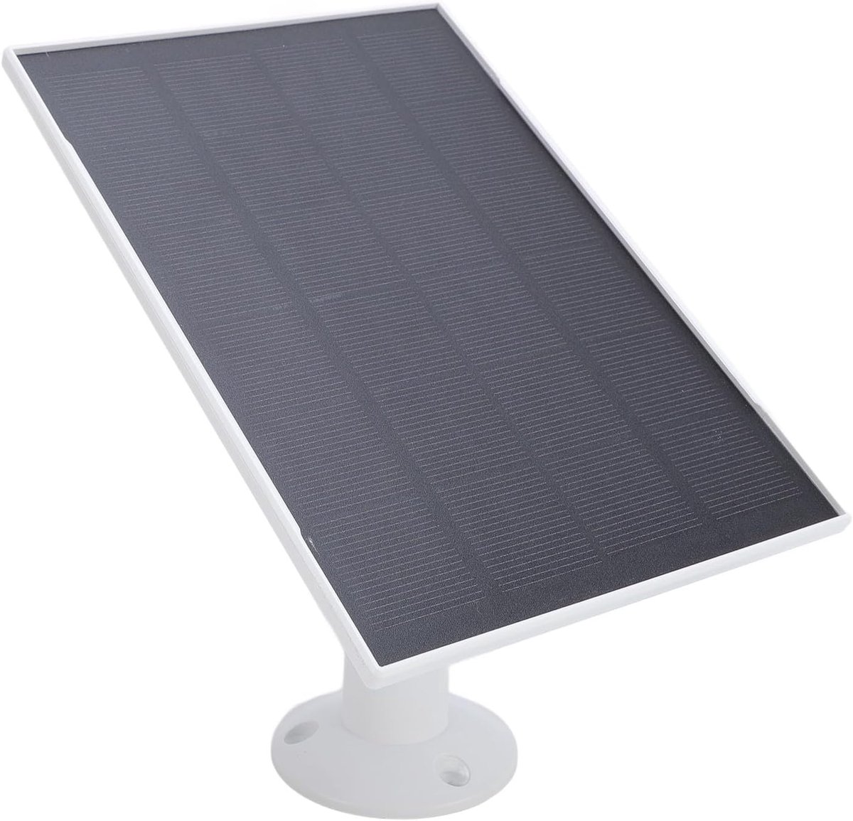 Zonnepaneel Camera - Energie Oplader - Buiten Beveiliging - 360 Graden Mount - 8W USB - Wit