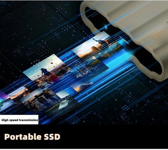 Draagbare SSD - Externe harde schijf - USB-C - SSD - 2TB — afbeelding 4