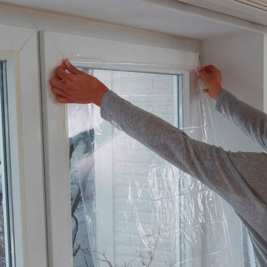Tesa Thermo Cover - Isolatiematje - Transparant - 1,7m x 1,5m van Merkloos — afbeelding 2