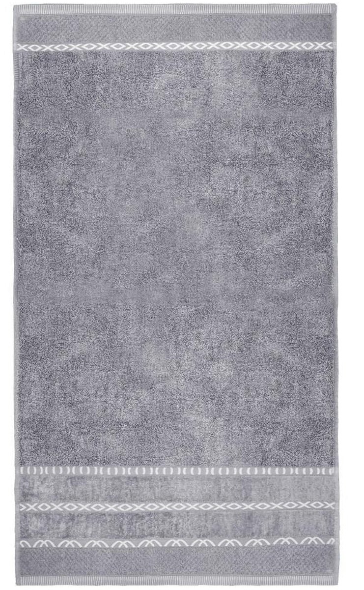 Detexpol Gino Serie - Handdoek - 70x140 cm - Grijs