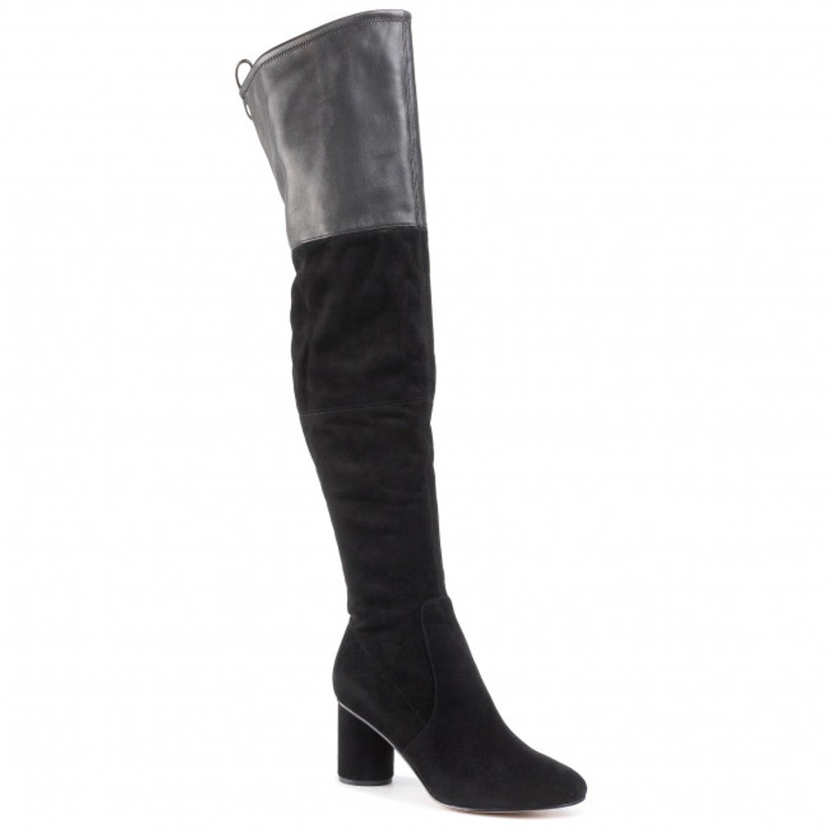 Eva Minge - Dameslaarzen - Zwart - Overknee - Maat 36