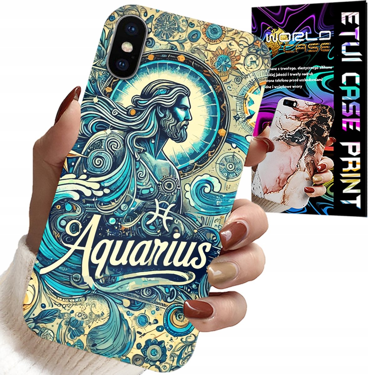 iPhone XS Max hoesje - Sterrenbeeld, Waterman, Astronomie achterkant