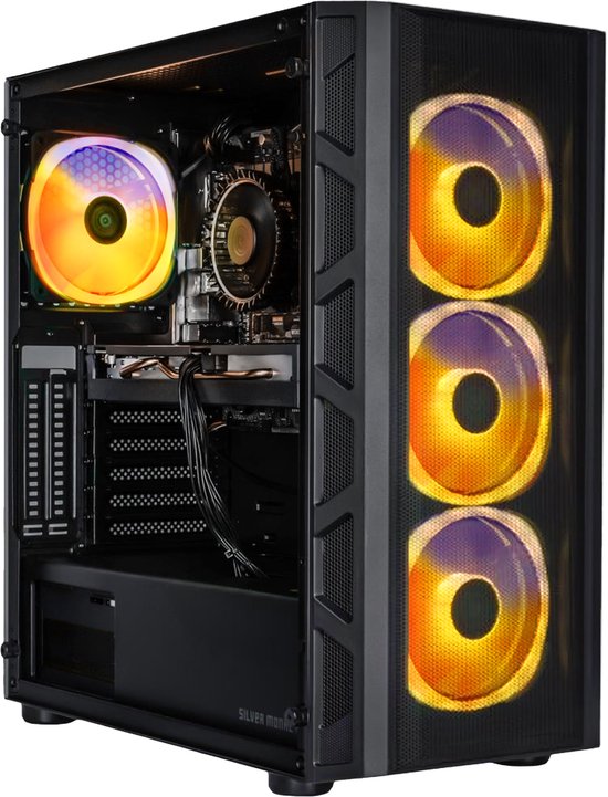 SMX® Battlestation M5A – Intel Core i5-14400F - RTX 5070 - 32GB RAM - 1 TB SSD - ARGB-verlichting - Windows 11 – Gaming-PC