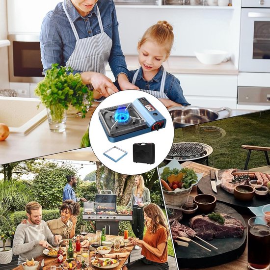 Camping Kooktoestel - Draagbare Brander - Buiten Koken - Winddicht Ontwerp - Compact Formaat van Camping — afbeelding 5