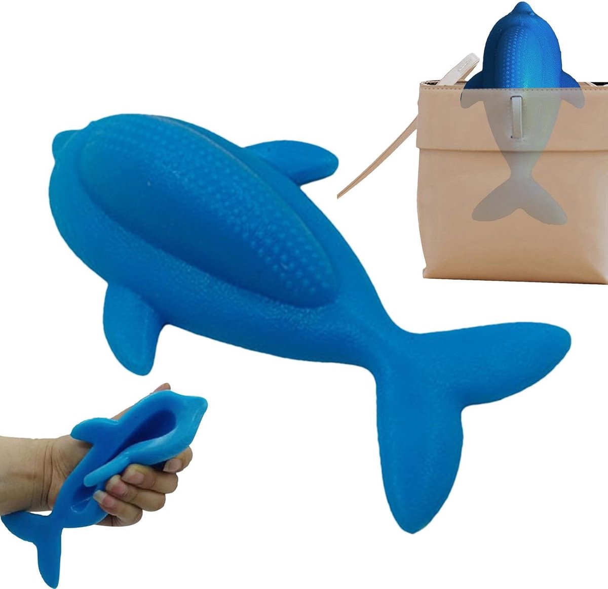Heup Trainer - Bekkenbodem Trainer - Spierversterking Vrouwen - Draagbaar & Flexibel - 18 x 12 x 5 cm - Blauw