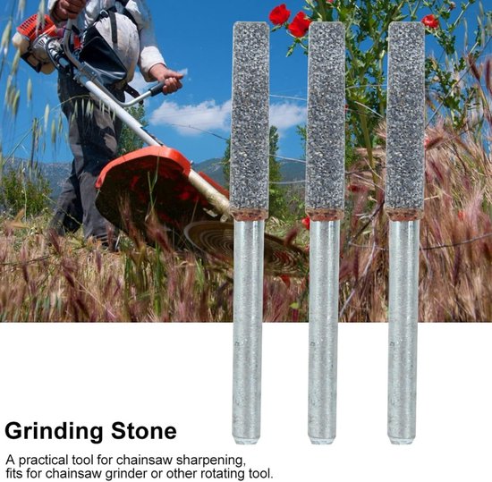 Slijpstenen Vijl - Diamant Kettingzaag - Scherp Houden Gereedschap - Hoge Hardheid Diamant - 3 Stuks 4 Mm van Merkloos	 — afbeelding 3