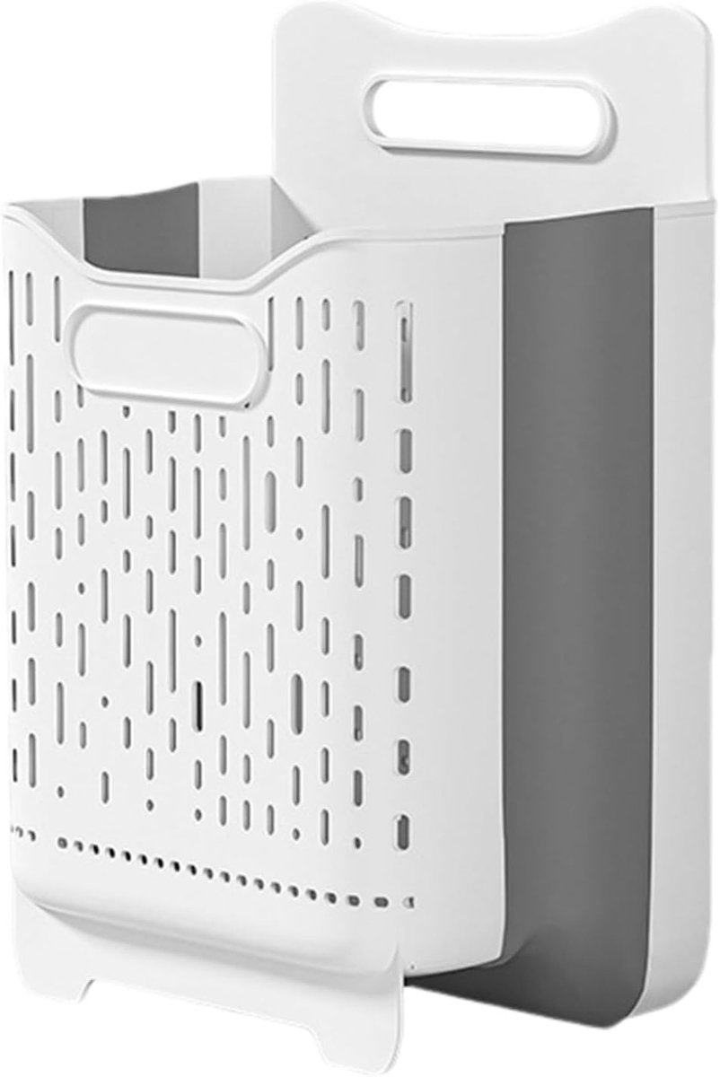 Hangende Wasbak - Linnenmand - Ruimtebesparend - Efficiënte drainage - 50x37.6x11.5 cm