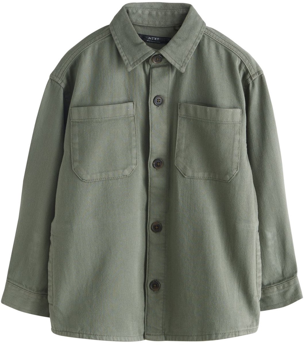 Next - Jongens - Canvas overshirt - Groen
