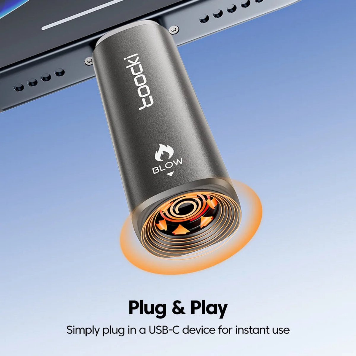 Toocki - Elektrische Sigarettenaansteker - Type-C Aansluiting - Compact En Draagbaar - Voor Reizigers - Model Toocki