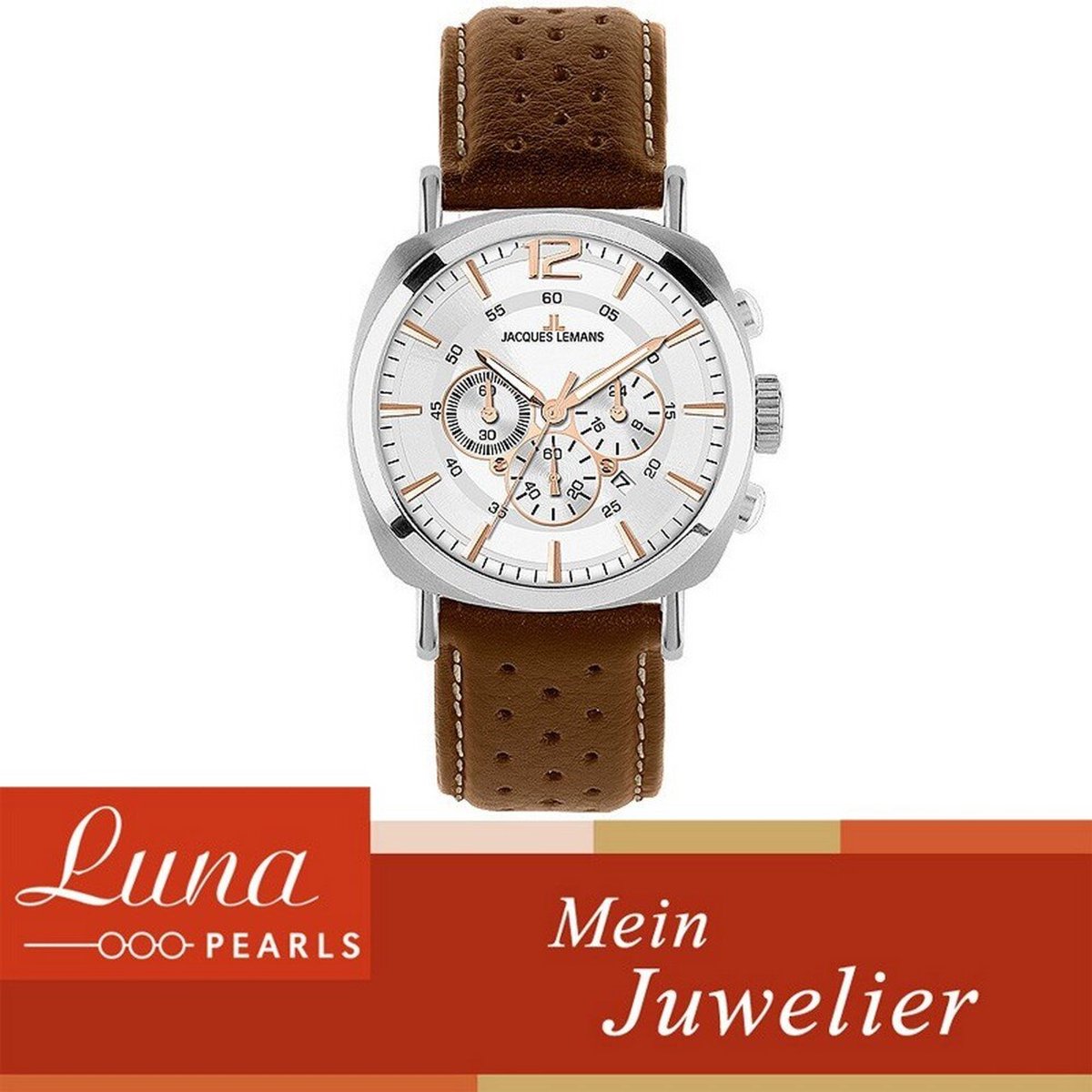 Jacques Lemans - 1-1645D - Chronograafen - Quartz - Analoog