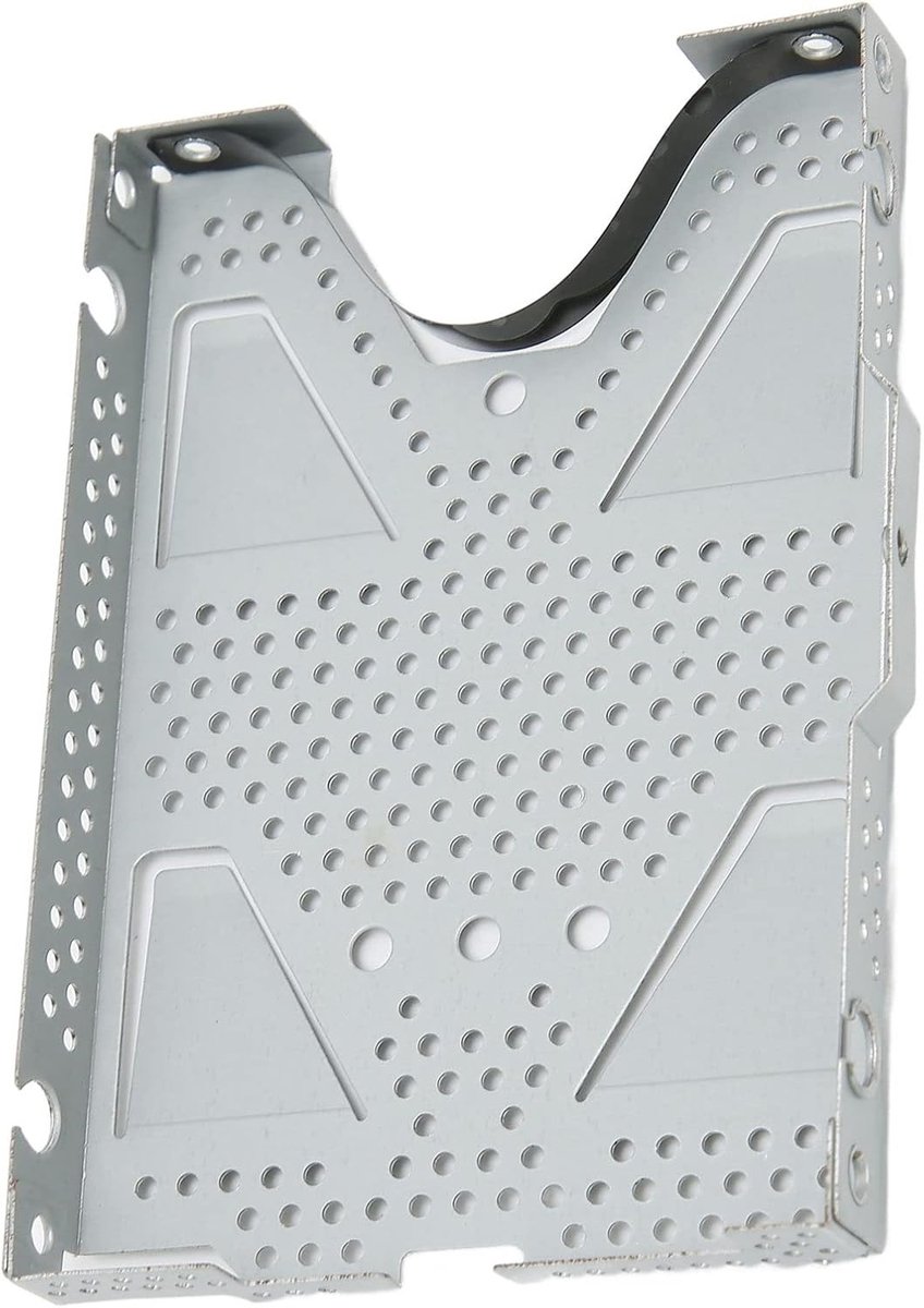 Harde schijf houder - Metalen frame - Warmteafvoer - Premium metaal - 11 x 8 x 2 cm - Zilver
