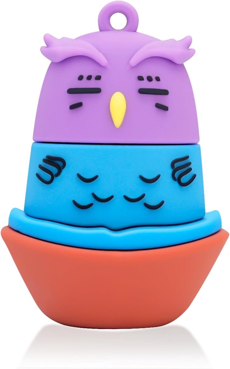 USB-stick - Geheugenstick Pen - Opslag Data - Leuk Uil Ontwerp - 64 GB - Bruin