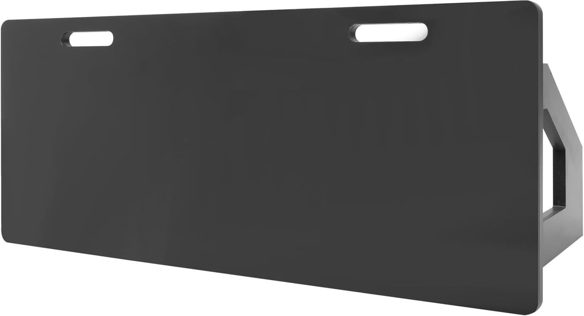 Voetbal Rebounder - Bal Trainingsbord - Balcontrole Verbeteren - Dubbelzijdige Hoek Verstelbaar - 100x40x40 cm - Zwart