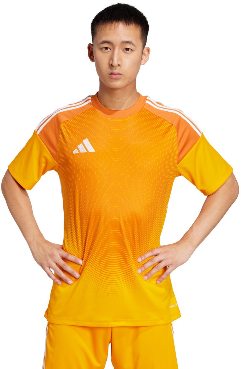 adidas T-shirt Doelrska Heren Tiro 25 Competition Jersey Short Sleeve Oranje - Maat S
