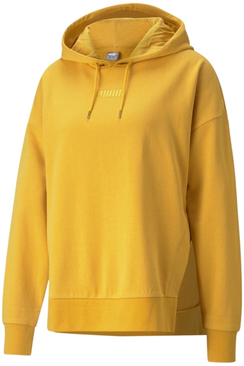 Puma Sweater Dames HER Hoodie TR Geel