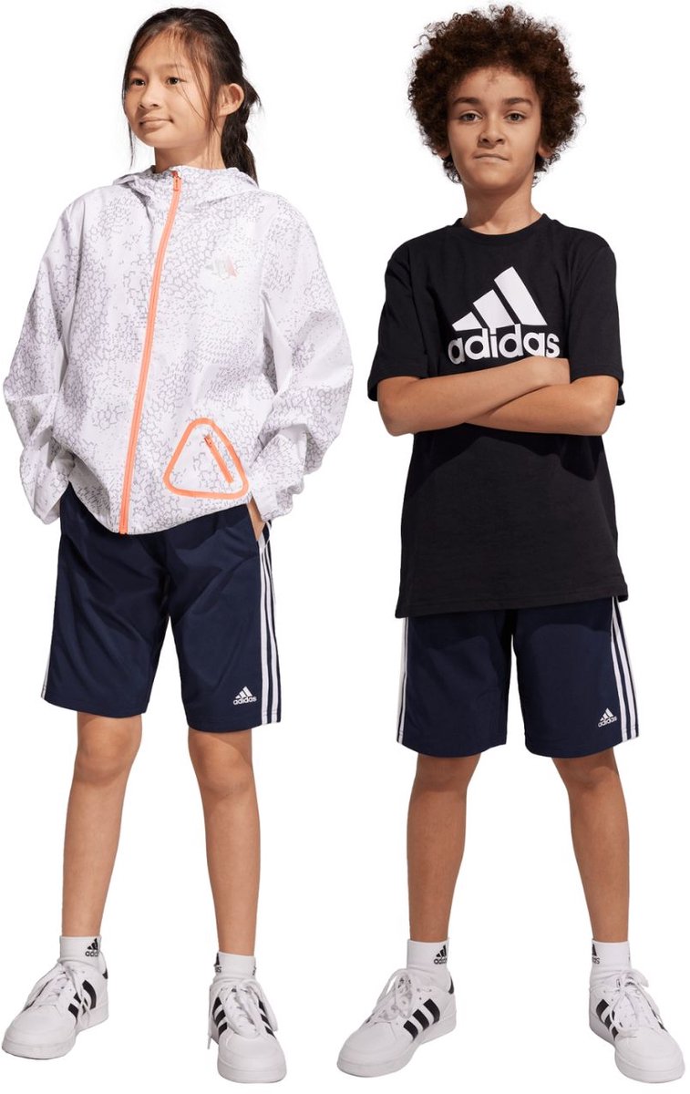 adidas Short Kinderen Essentials 3-Stripes Woven Donkerblauw 164cm