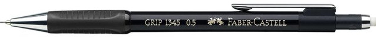 Faber-Castell vulpotlood - GRIP 1345 - 0,5mm - zwart metallic - FC-134599 — cadeau in Hobby - foto 2