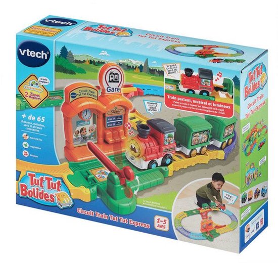 VTECH - TUT TUT BOLIDES - TUT TUT EXPRESS TRAIN CIRCUIT (+ PETER STOOMTREIN) - Meerkleurig van Vtech — afbeelding 5
