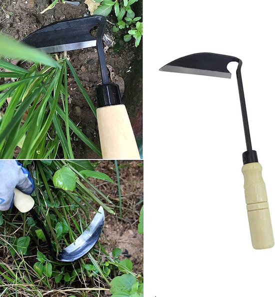 uingereedschap handhakken-sichel - kleine slanghals sichel perfect voor het jaden en cultiveren van Krumpholz. — afbeelding 4