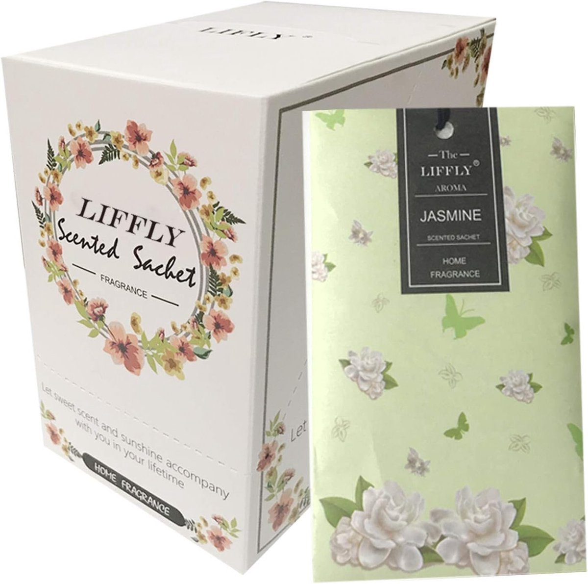 Jasmine Geurzakjes voor Laden en Kasten - 14 Pack