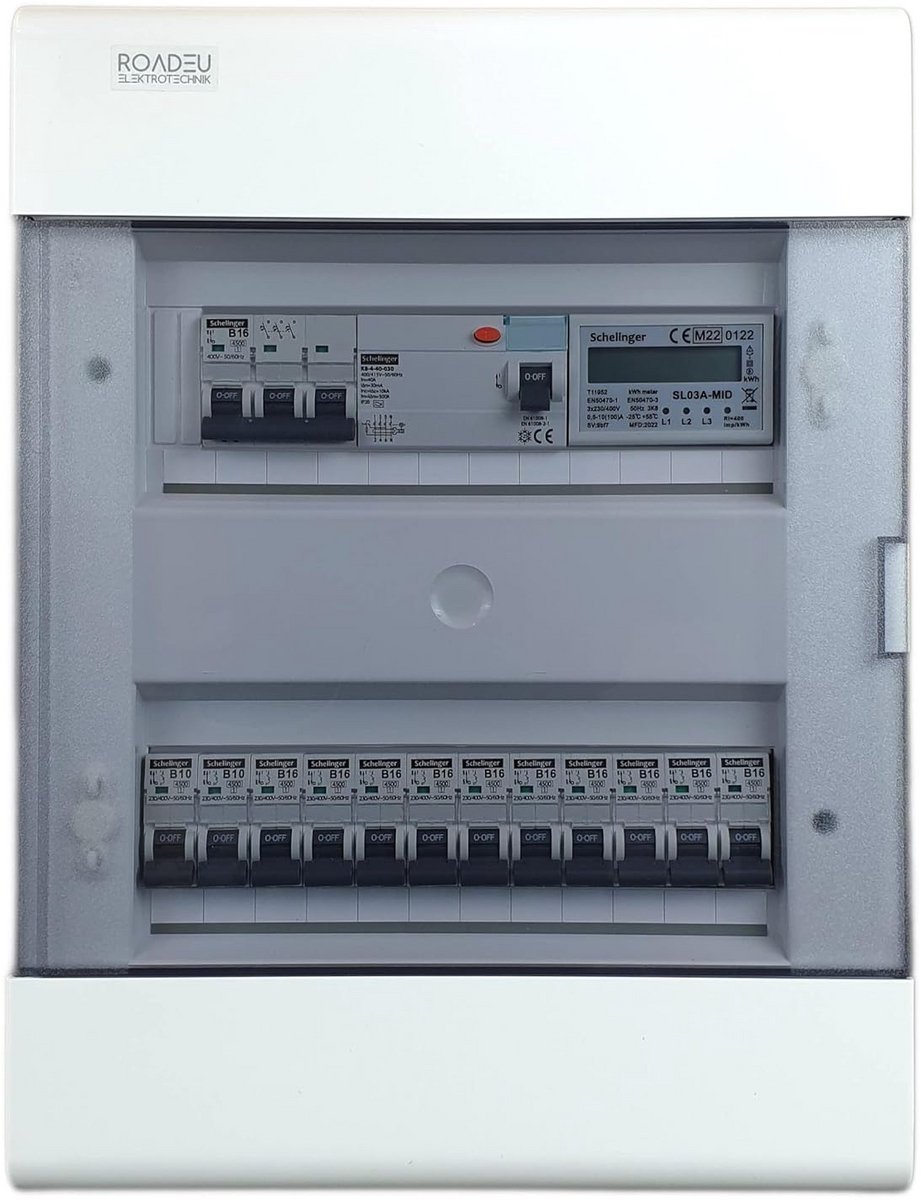 Stroomonderbreker met Teller - 40A, 16A, 10A - Veiligheidsschakelaar en Zekeringautomaat