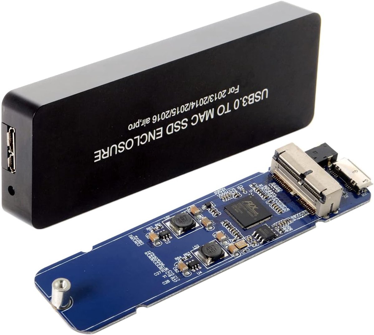 USB 3.0 naar 16+12P SSD Behuizing voor Laptop Air en Pro - Draagbare HDD Enclosure