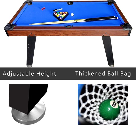 Biljarttafel met accessoires 5 ft - Perfect voor thuisgebruik — afbeelding 3