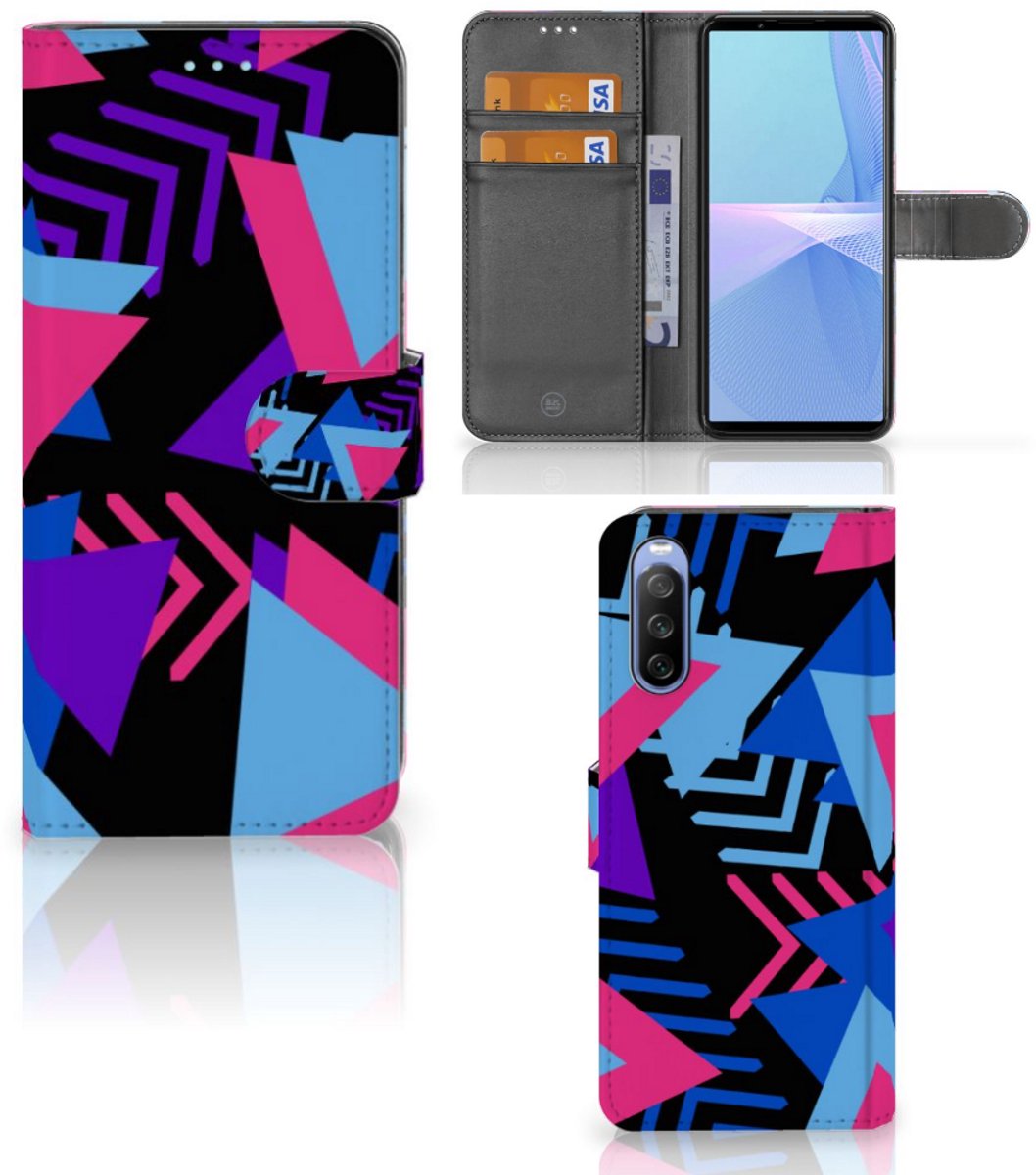 Sony Xperia 10 III Book Case Funky Triangle
