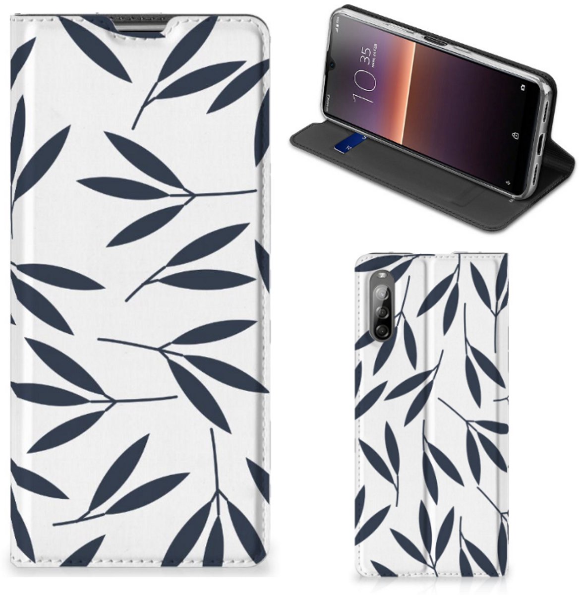 Sony Xperia L4 Smart Cover Leaves Blue