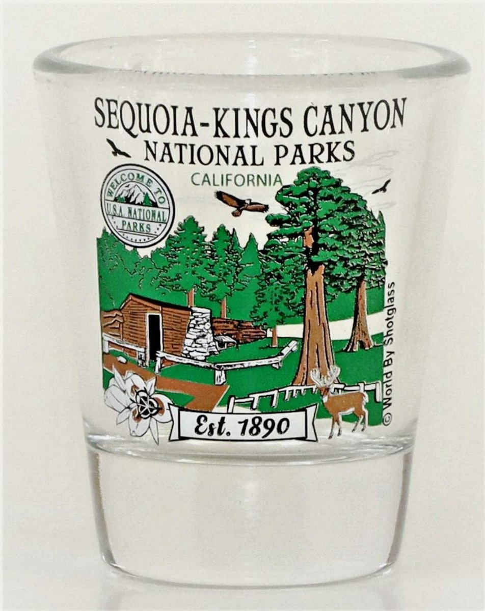 Souvenir Shot Glass van Sequoia-Kings Canyon National Park