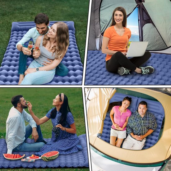 Slaapmat Zelfopblazend - Campingmatras Opblaasbaar - Campingbed - 1 persoon - Kampeerbed — afbeelding 3