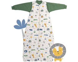Schlummersack Slaapzak voor baby's, het hele jaar door, Oeko-Tex, met mouwen, afneembaar, 2,5 TOG, babyslaapzak voor het hele jaar door, katoen, Ballerina, 130 cm