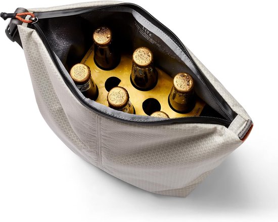 Bellroy Lite Cooler Caddy (10 liter geïsoleerde zachte koeltas met waterdichte voering, ingebouwde flesopener, plat op te vouwen als hij leeg is) - Ash — afbeelding 4
