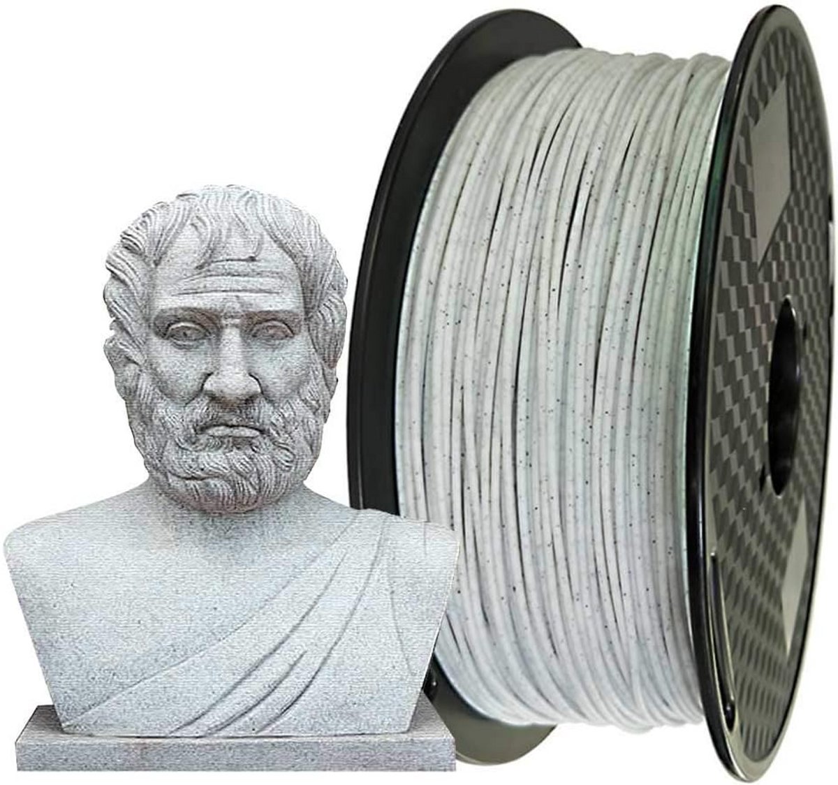 PLA Filament Marmer 1,75 mm - 1 kg Steenkleur voor 3D-printers