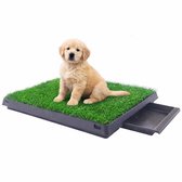 Gards Tuinposter Blije Hond tussen de Bloemen - 100x100 cm - Tuindoek - Tuindecoratie... | bol