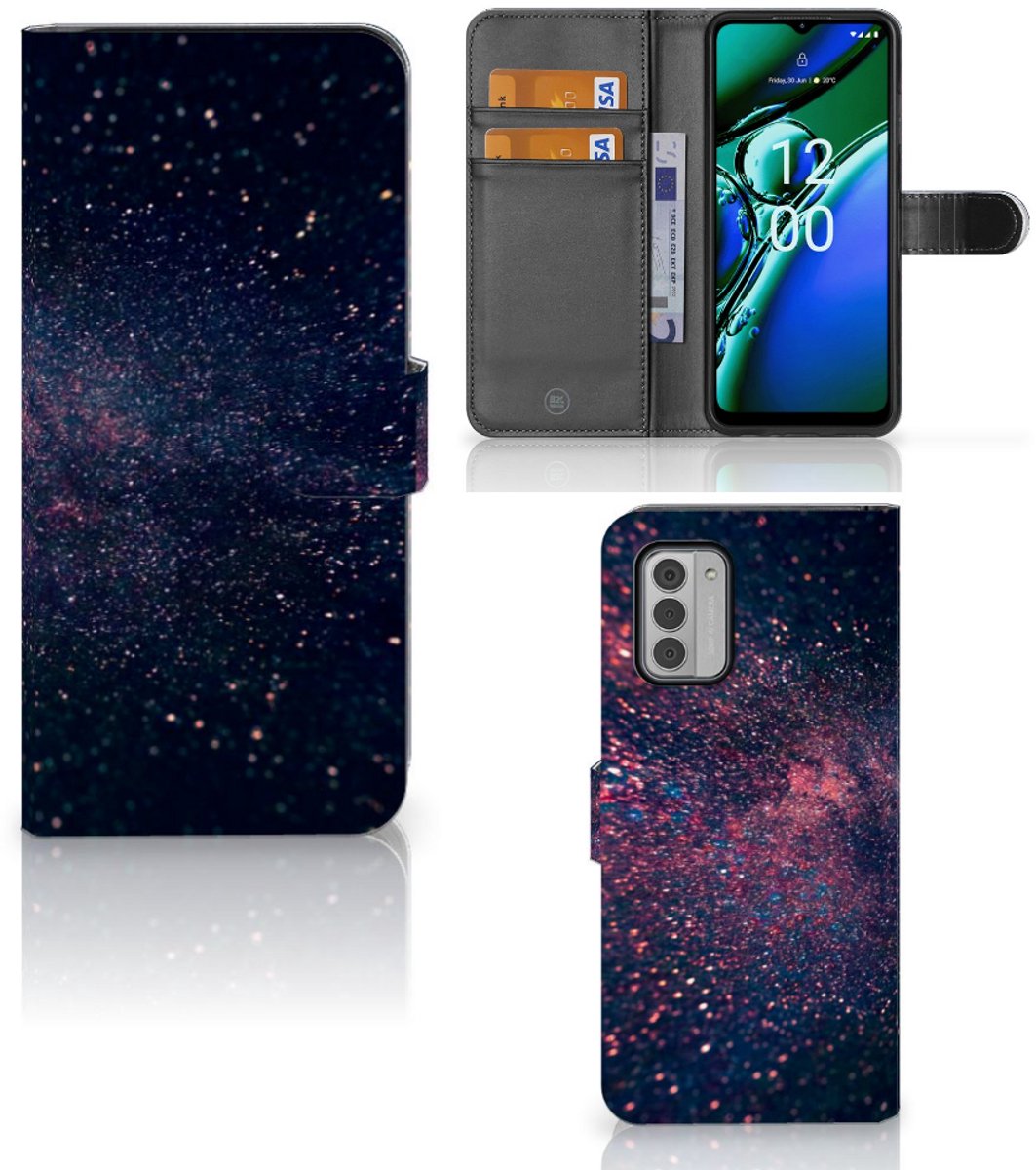 Nokia G42 Book Case Stars