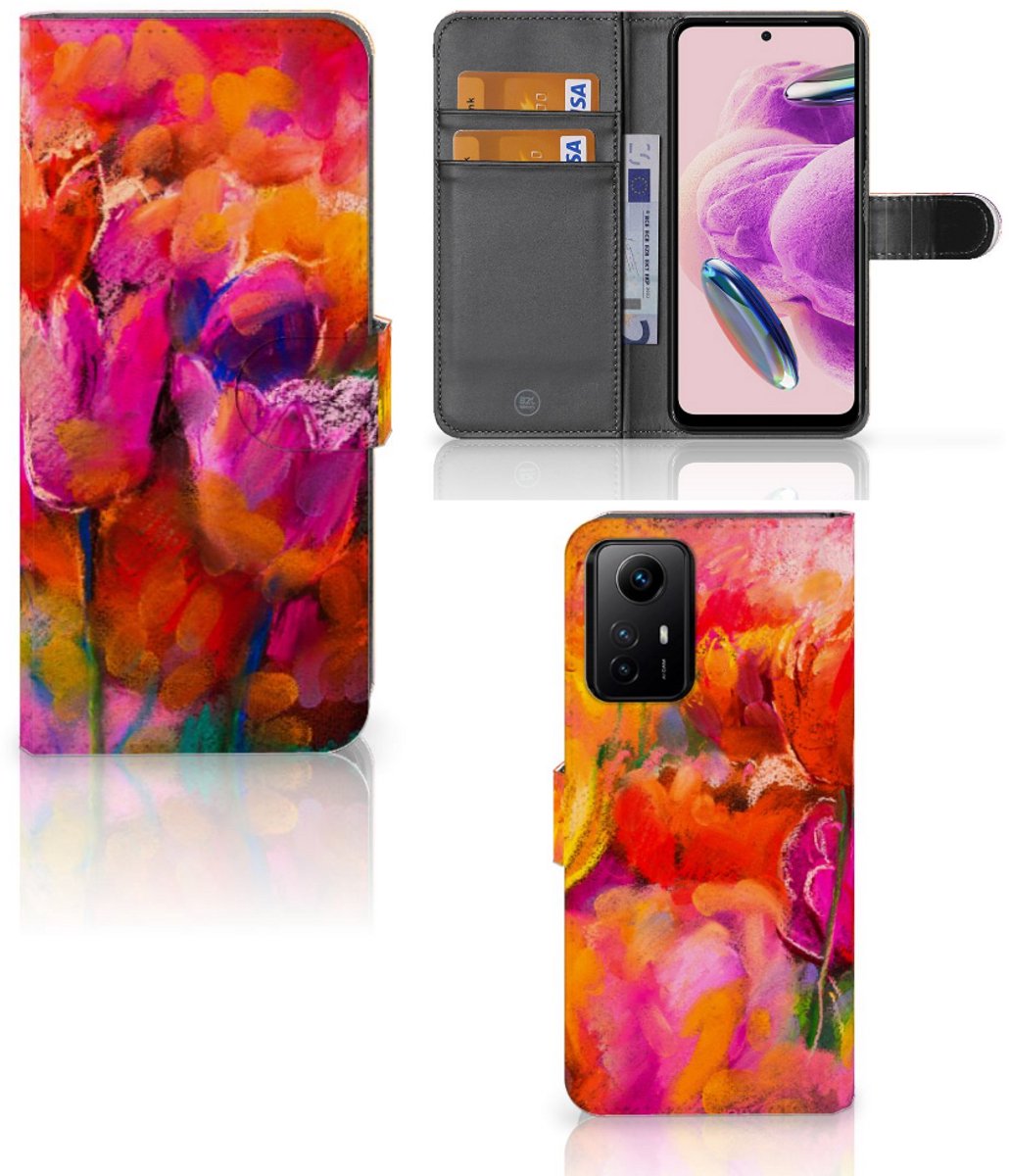 Hoesje Xiaomi Redmi Note 12S Tulips