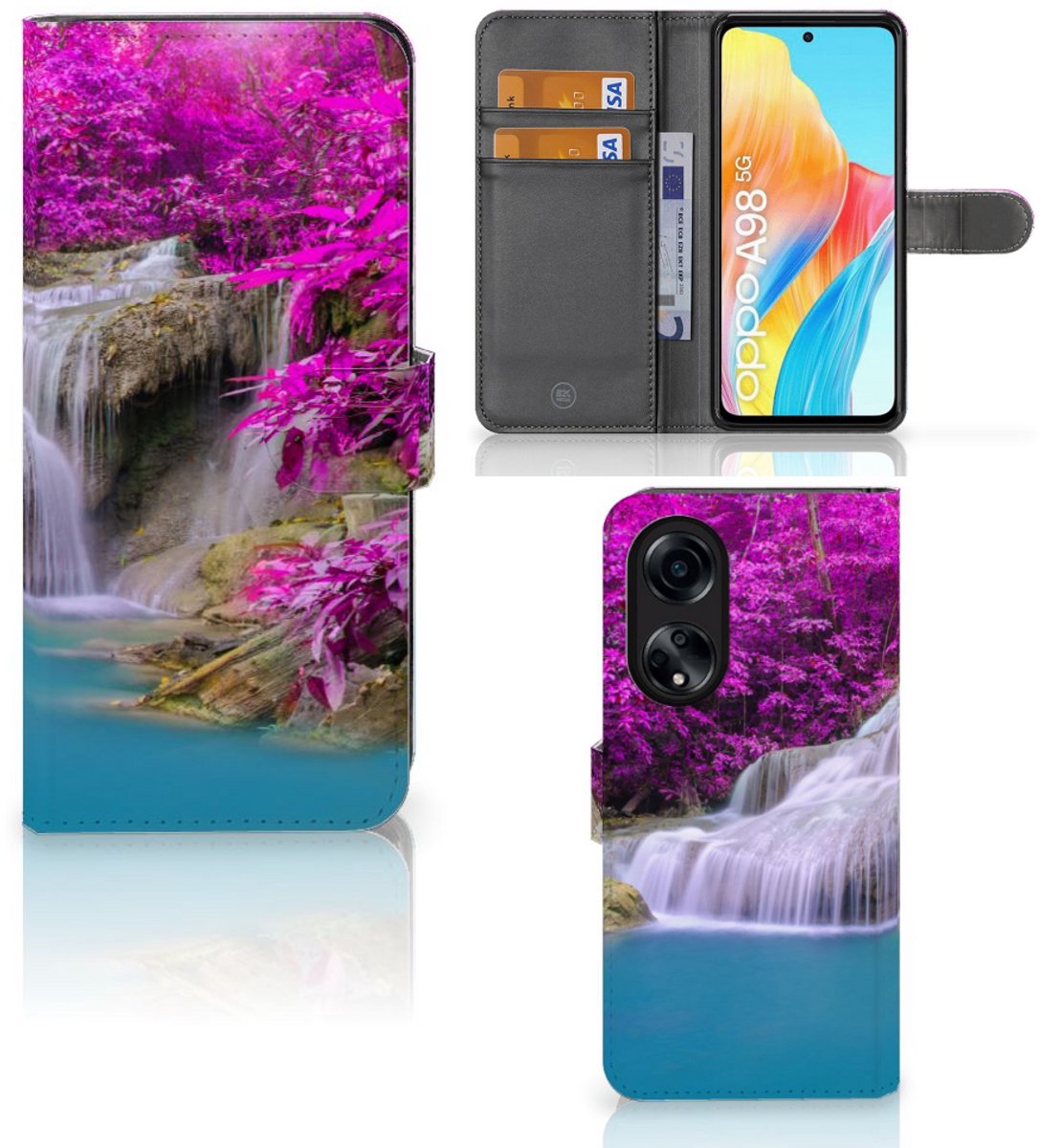 OPPO A98 5G Flip Cover Waterval