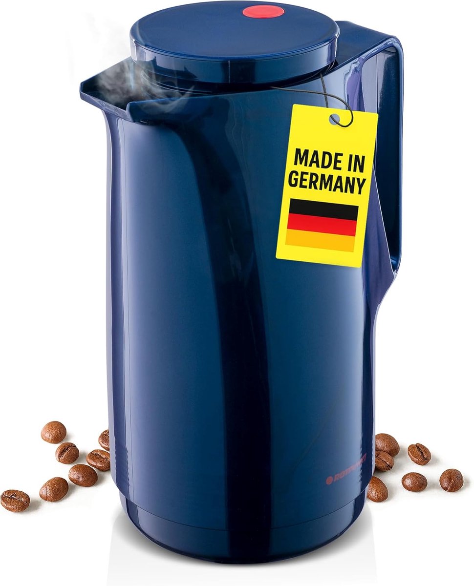 Thermoskan 1,0 L – BPA-vrij en geschikt voor warme en koude dranken met draaisluiting