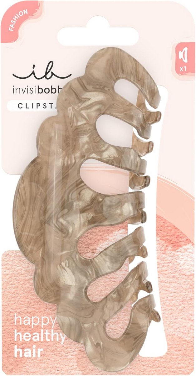 XL Haarclip met Marmereffect voor Stijlvolle Kapsels - Comfortabele Grip en Gezond Haar