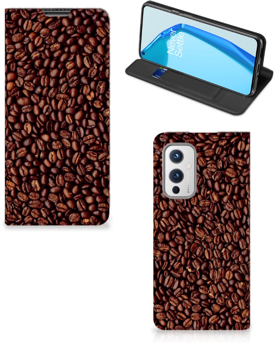 OnePlus 9 Flip Style Cover Koffiebonen