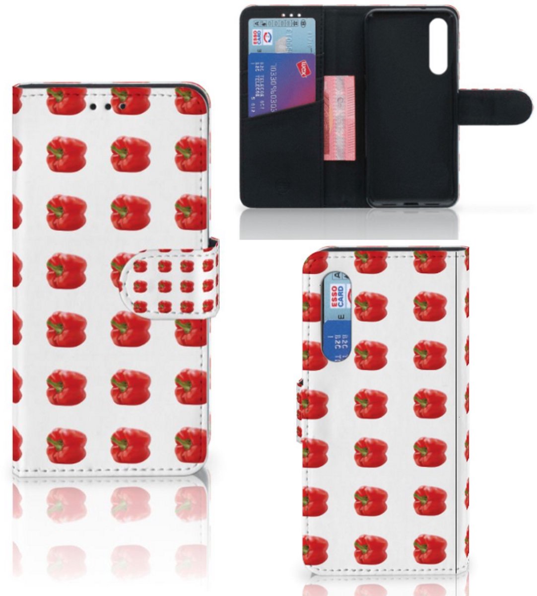 Xiaomi Mi 9 SE Book Cover Paprika Red
