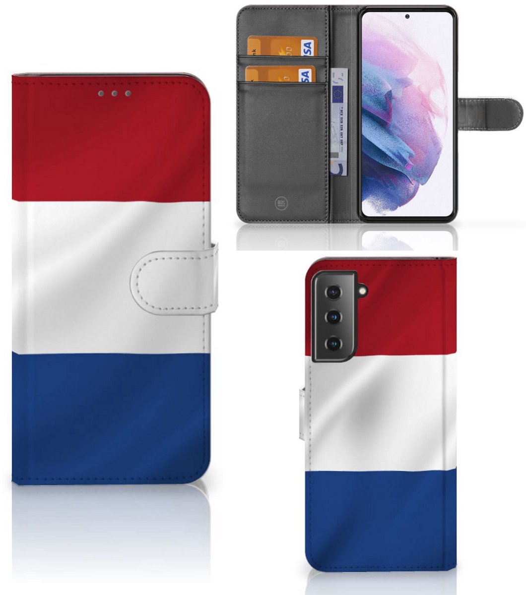 Samsung Galaxy S21 Plus Bookstyle Case Nederlandse Vlag