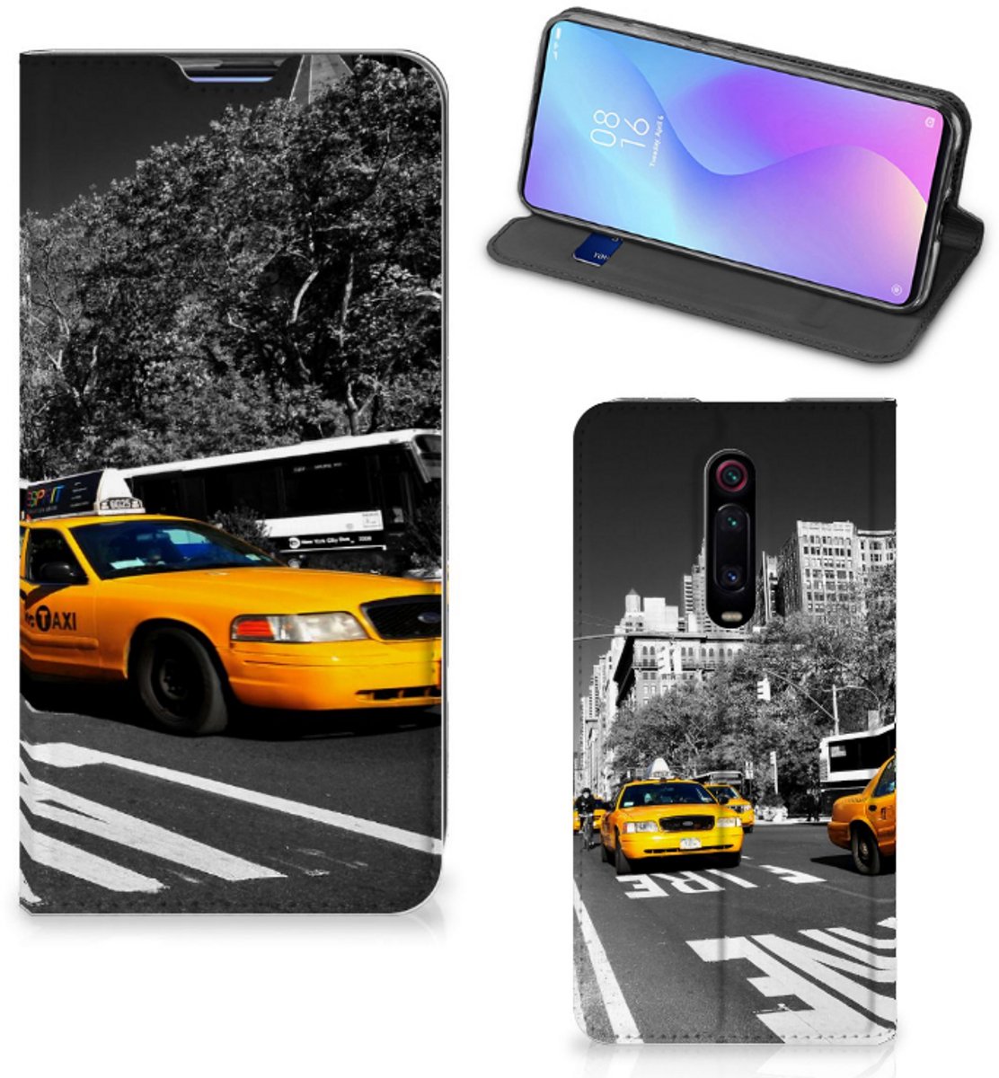 Xiaomi Mi 9T Pro Book Cover New York Taxi