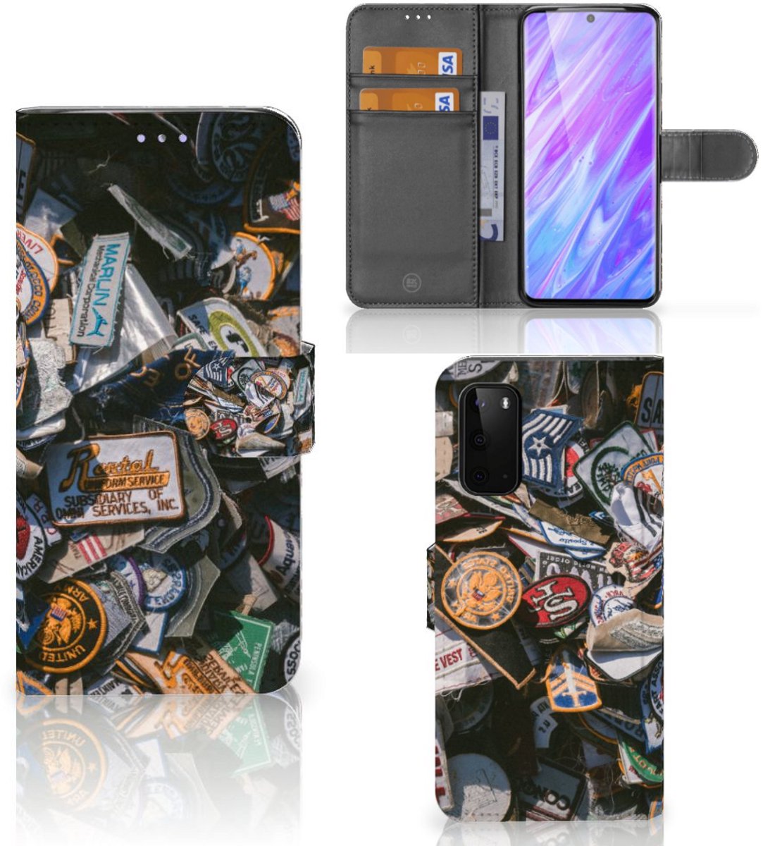 Samsung Galaxy S20 Telefoonhoesje met foto Badges