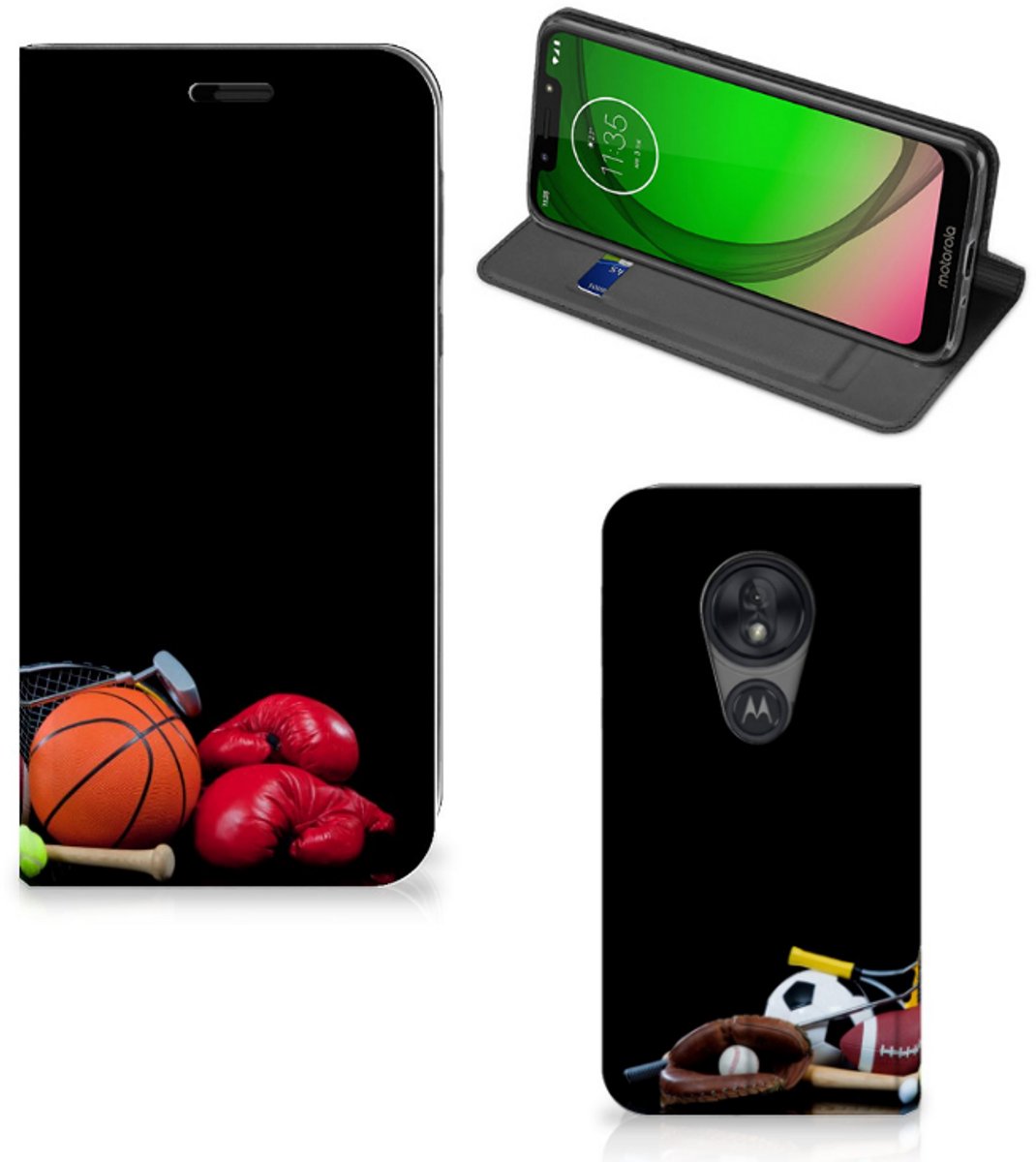 Motorola Moto G7 Play Hippe Standcase Sports