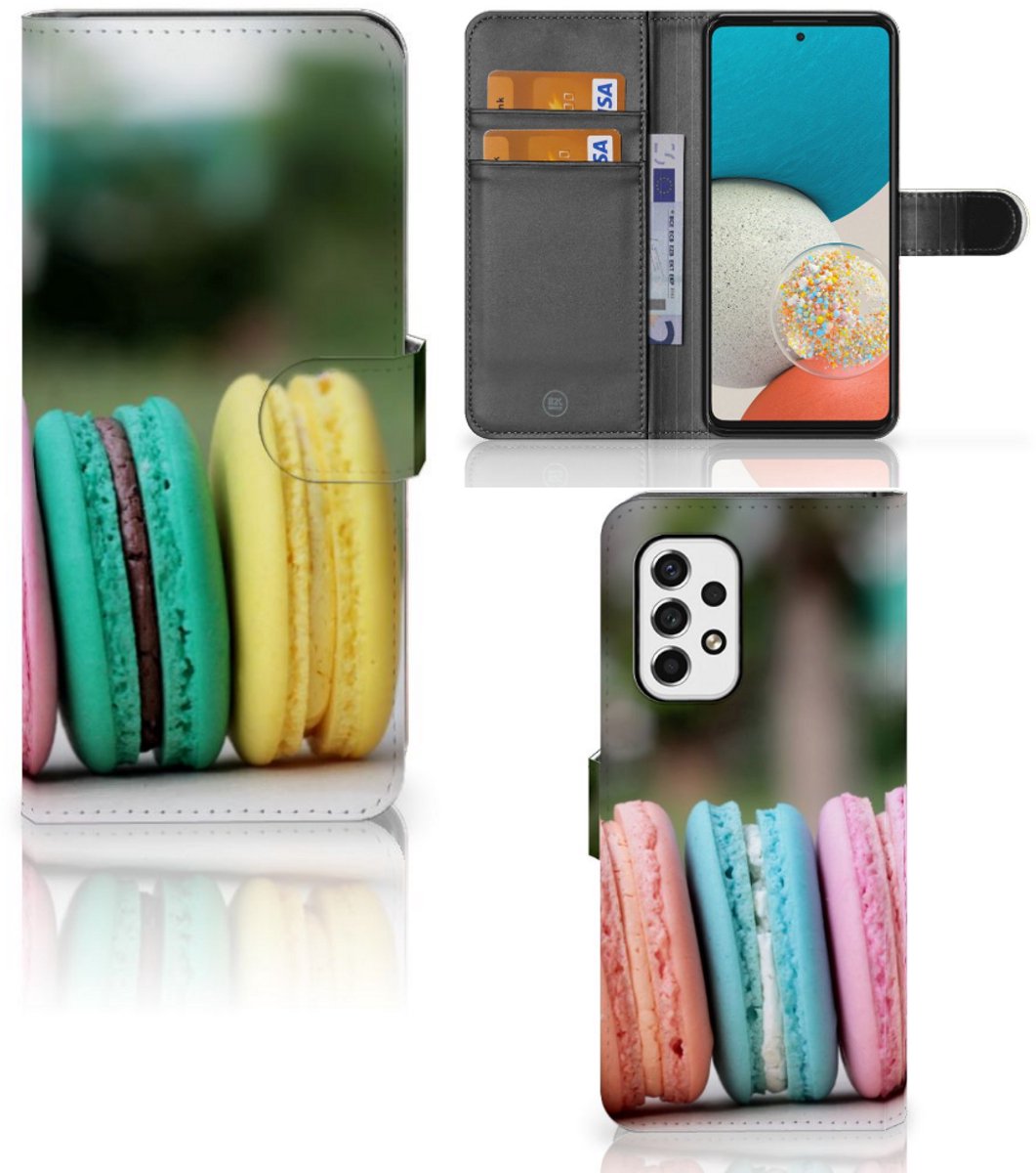 Samsung Galaxy A53 Book Cover Macarons