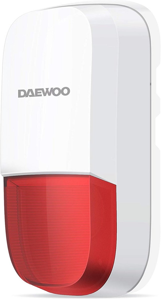 Draadloze buitensirene met batterijback-up en 105Db geluidsniveau