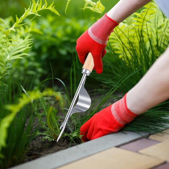 Handmatige Onkruidverdelger voor Tuinen en Moestuinen - Draagbare Worteltrekker en Onkruidwiedgereedschap van Merkloos	 — afbeelding 2