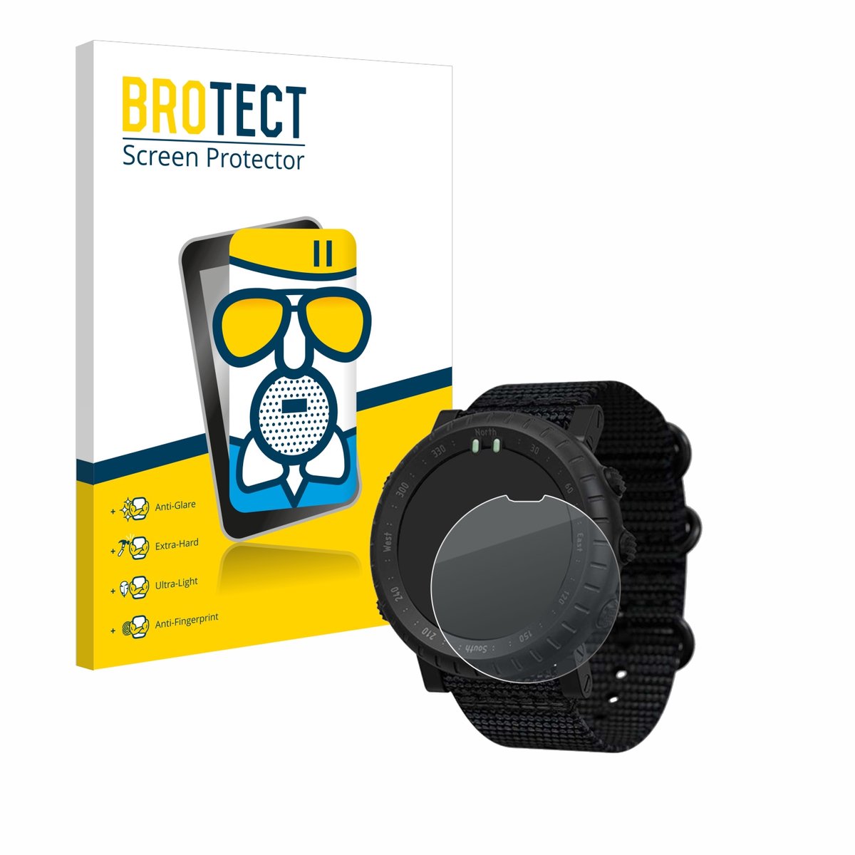 BROTECT - Screenprotector voor Suunto Core Alpha - Folie Beschermfolie Beschermglas matte